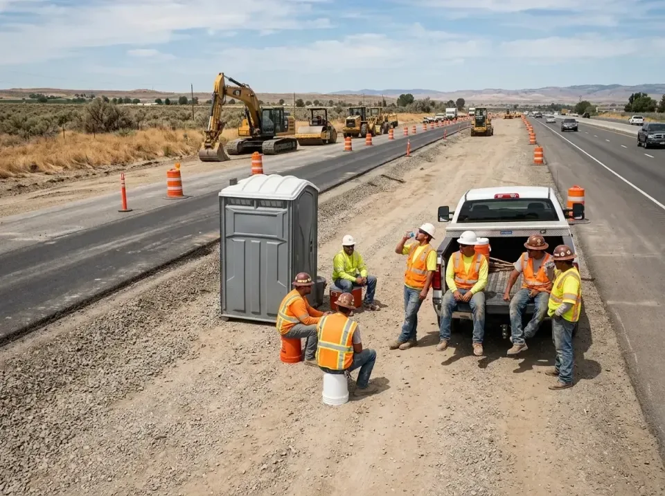 highway-road-construction-crew-007 — frequently asked questions, Porta Potty and Restroom Rentals in West Richland, WA